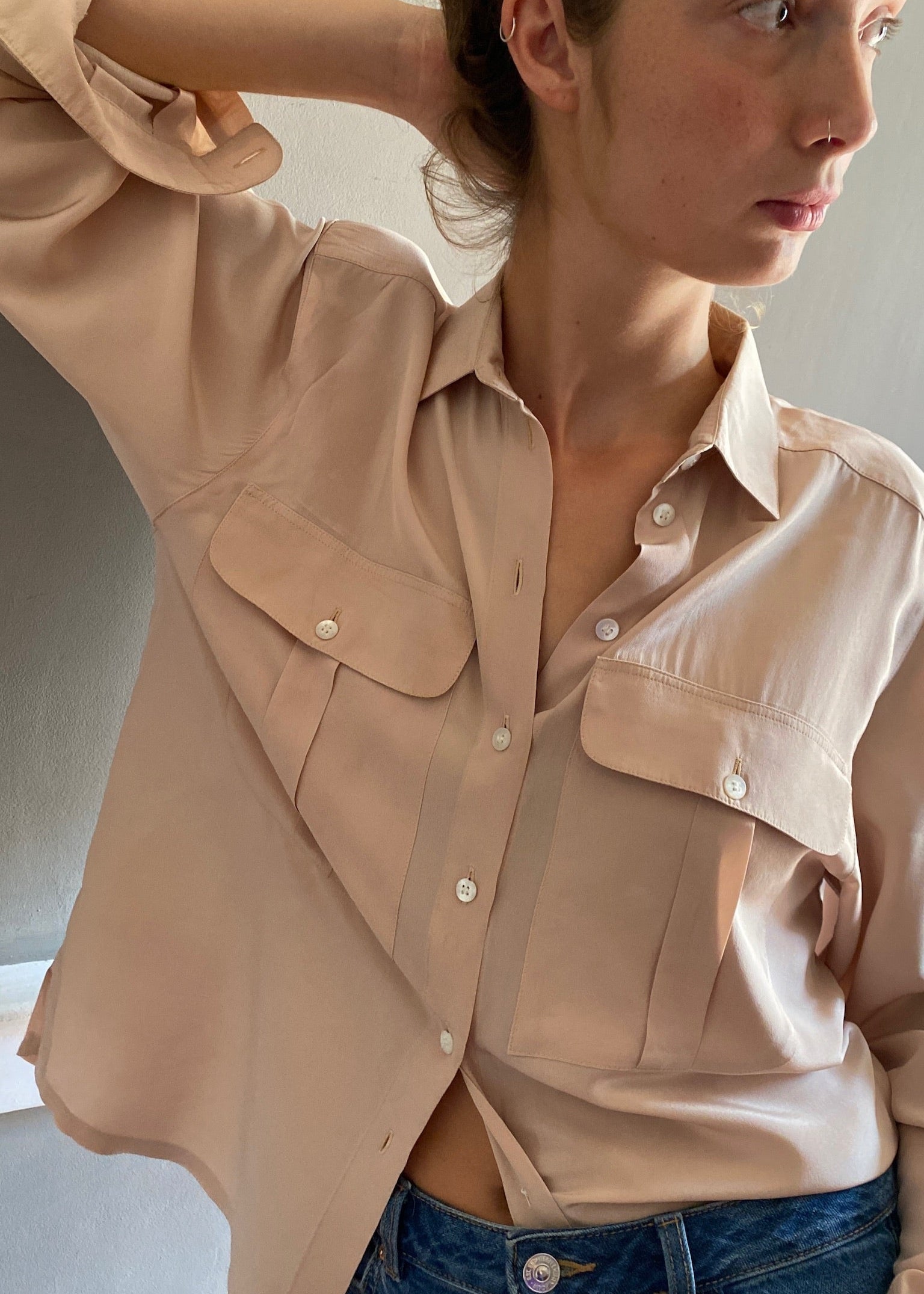 Vintage Escada LOVE blouse 32