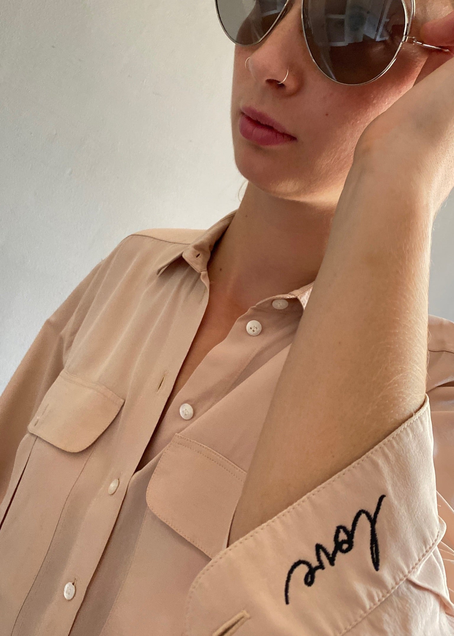 Vintage Escada LOVE blouse 32
