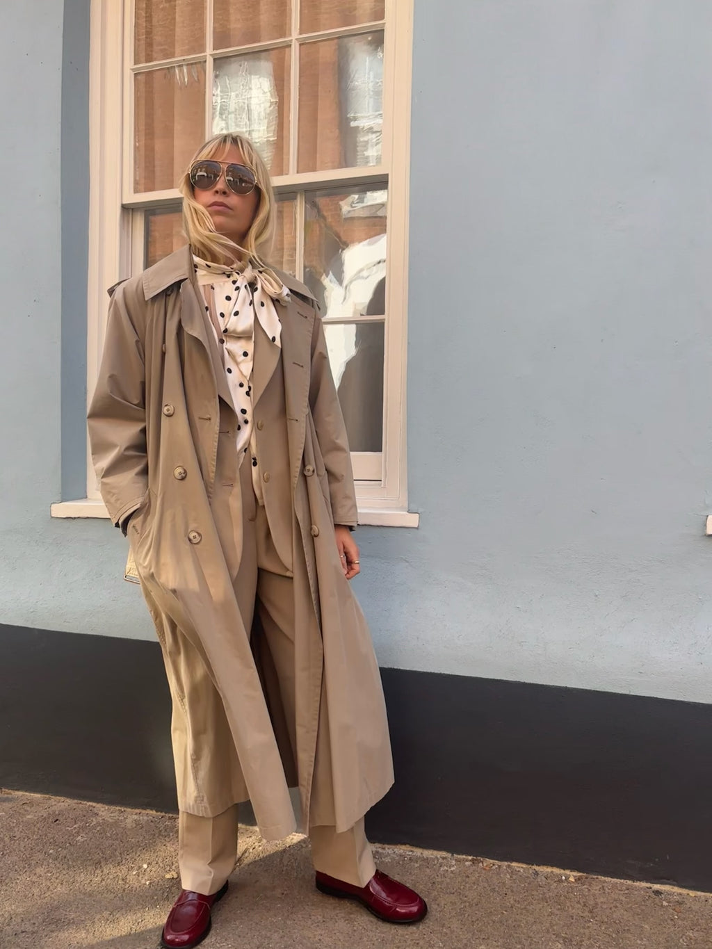 Vintage Jaeger trench coat