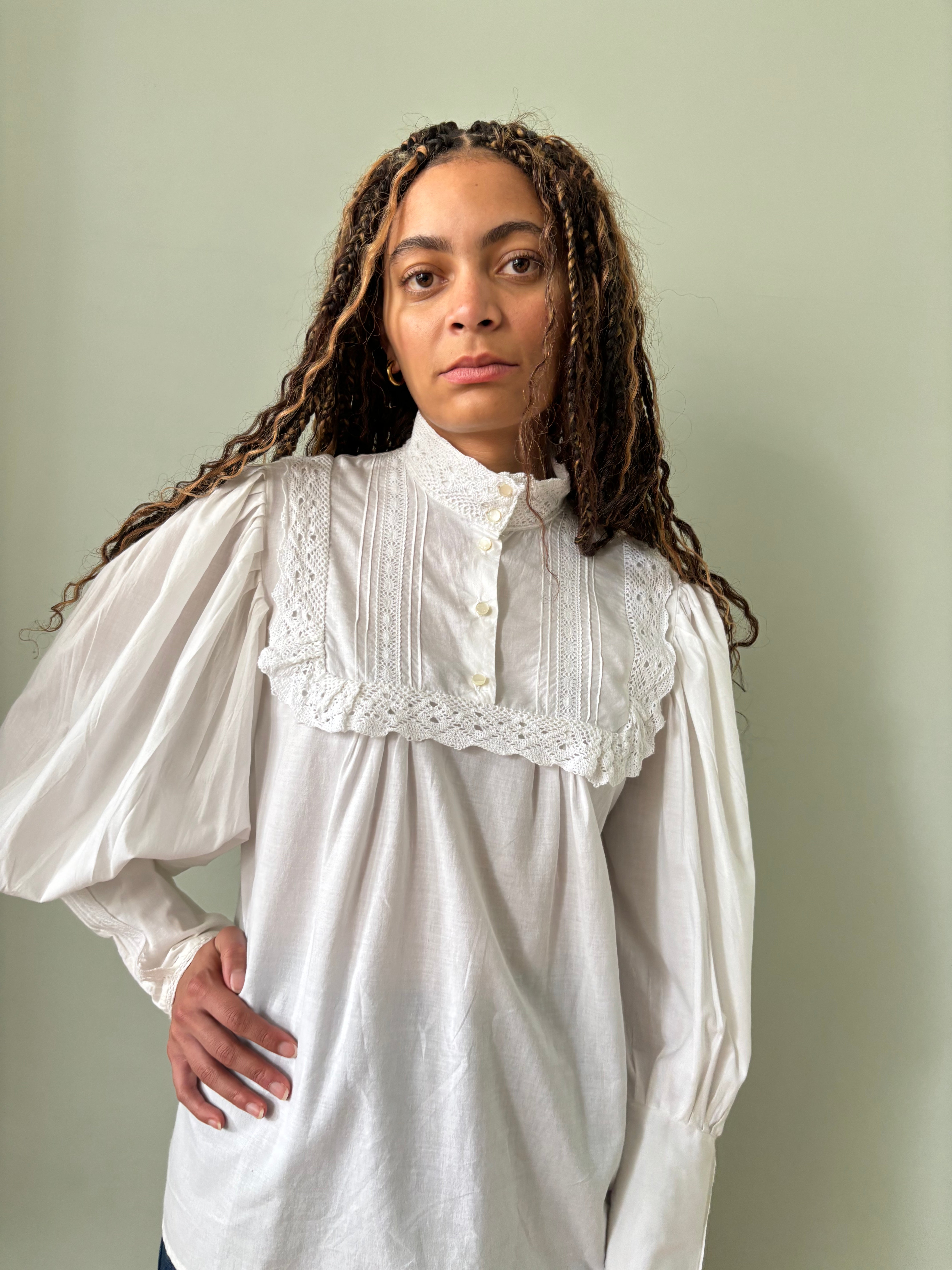 Edwardian Style blouse by Cobannau