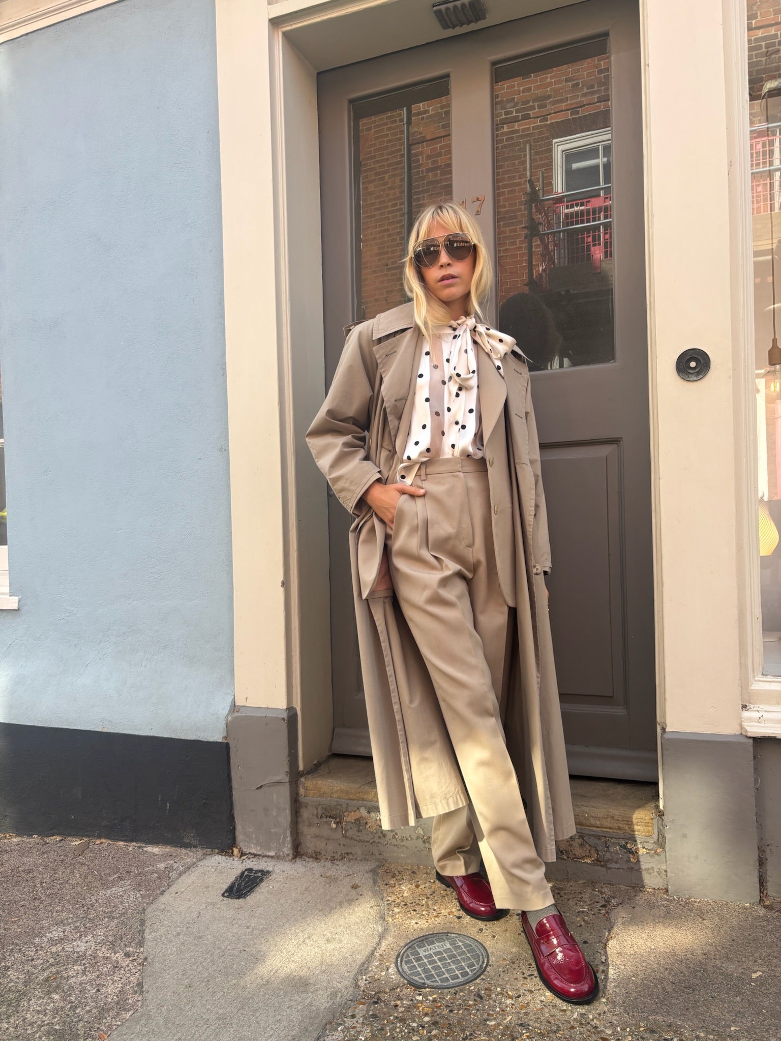 Vintage Jaeger trench coat – vintagesister.co.uk