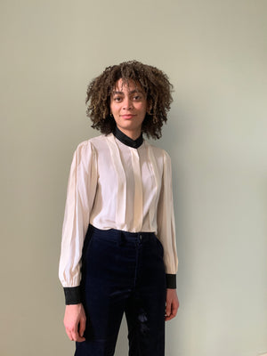 Vintage Yves Saint Laurent mono blouse