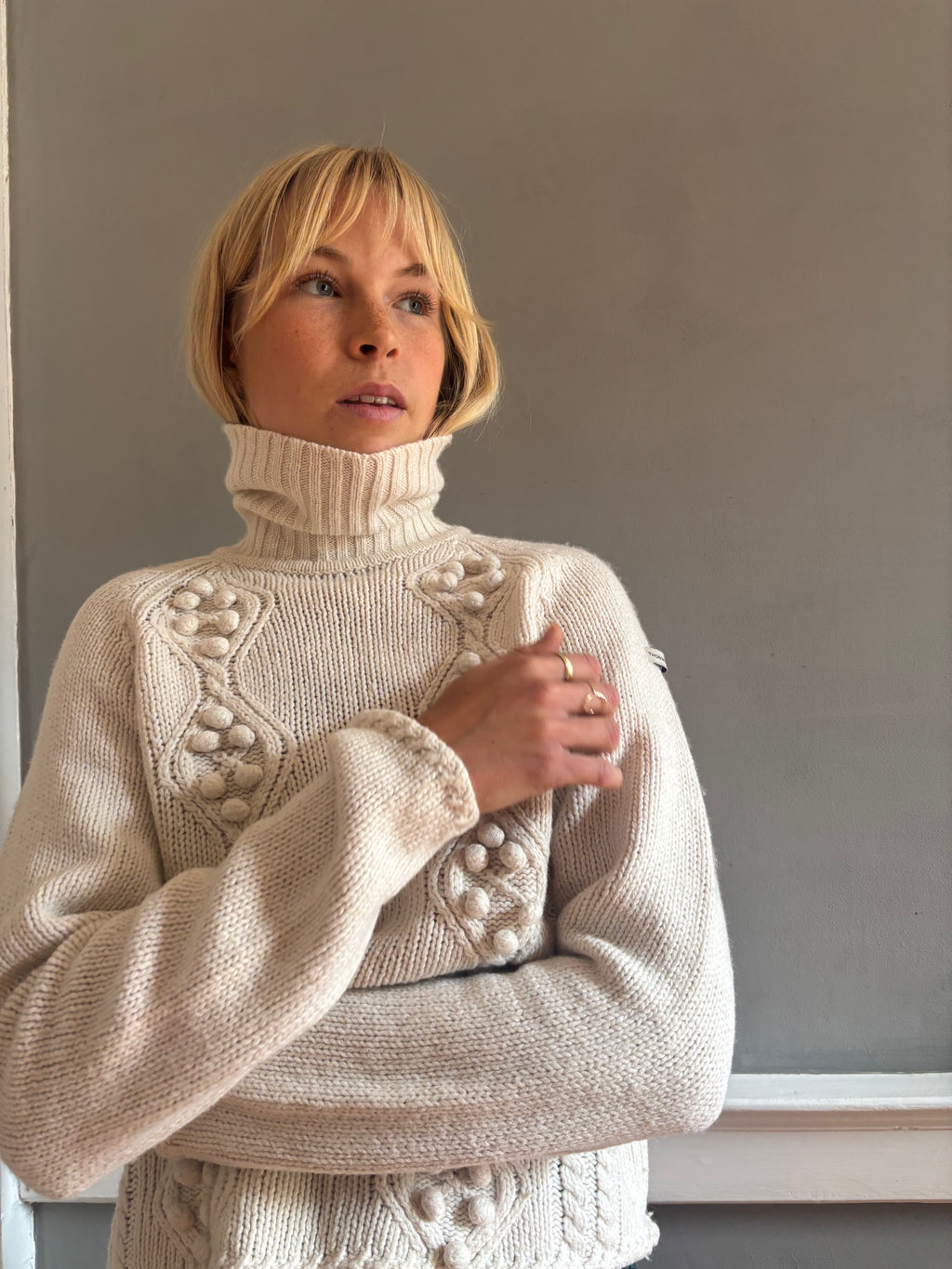Vintage Burberry rollneck jumper