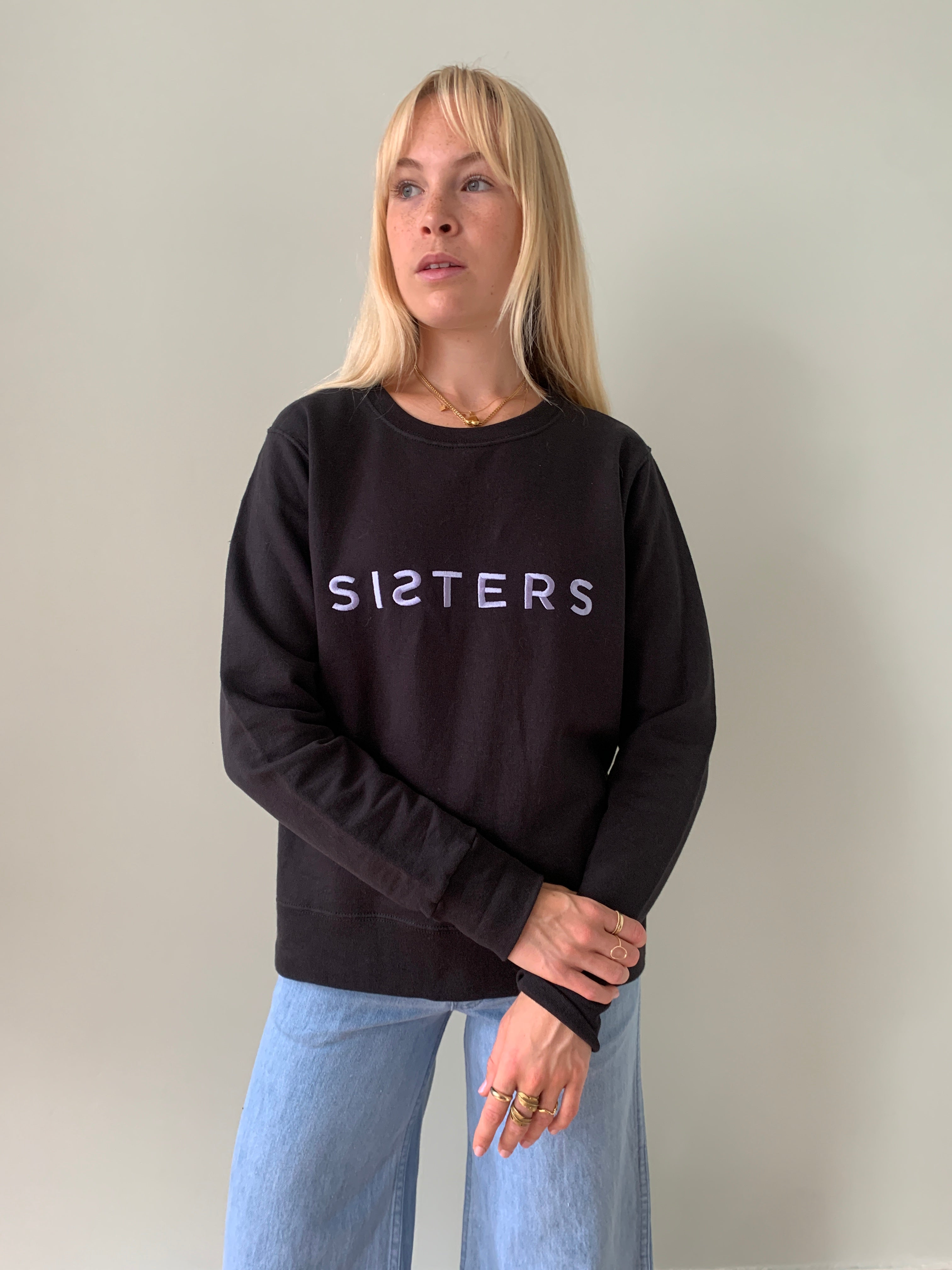 SISTERS embroidered sweatshirt Small/medium SS203