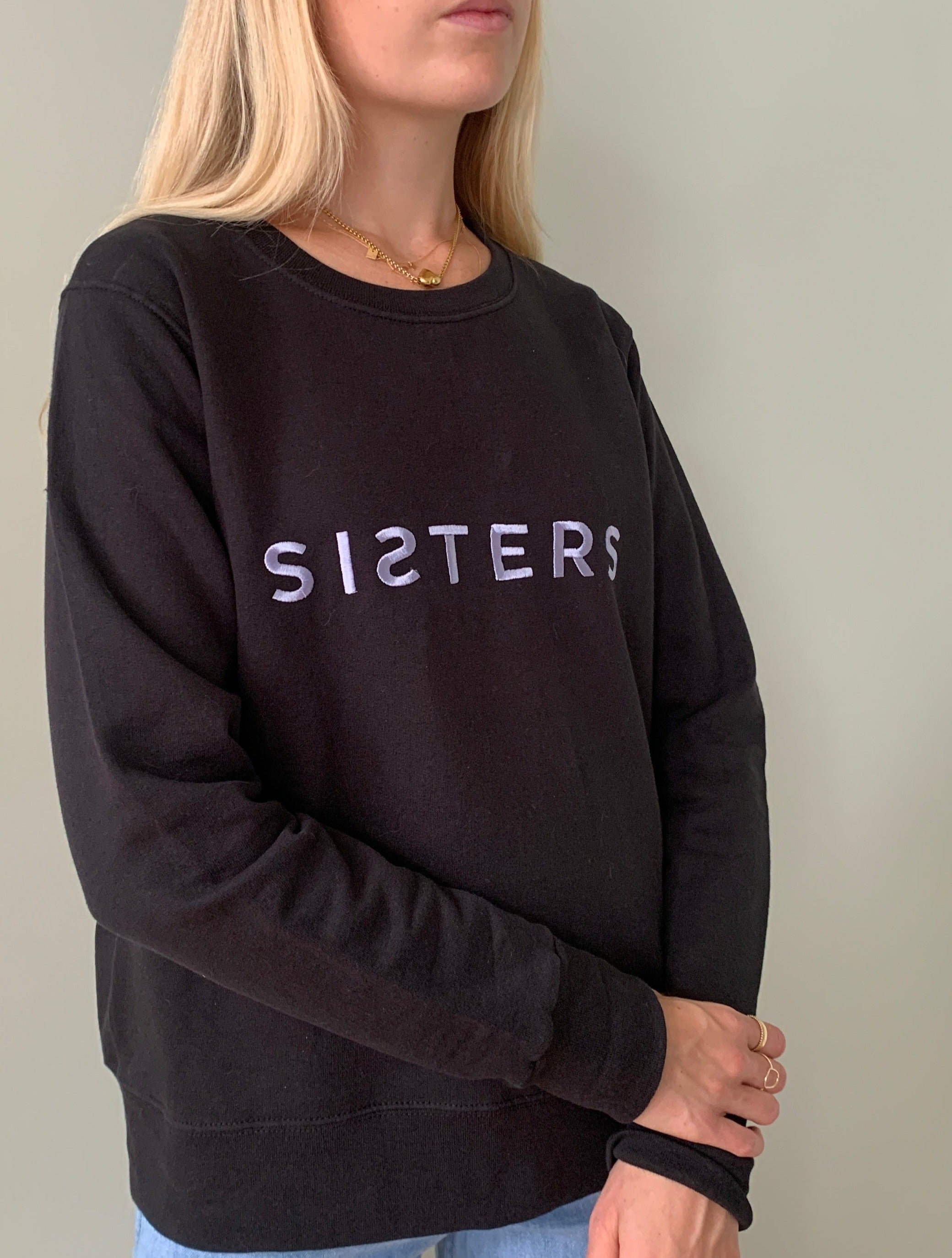 SISTERS embroidered sweatshirt Small/medium SS203