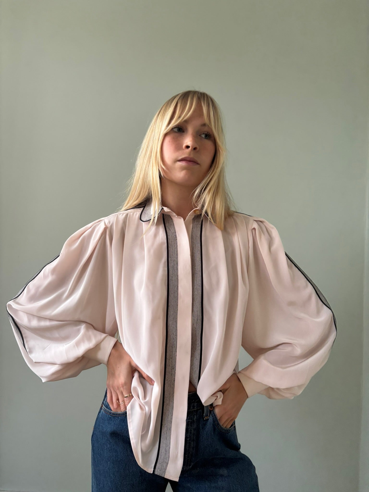 Vintage Albert de Cilhac PARIS blouse