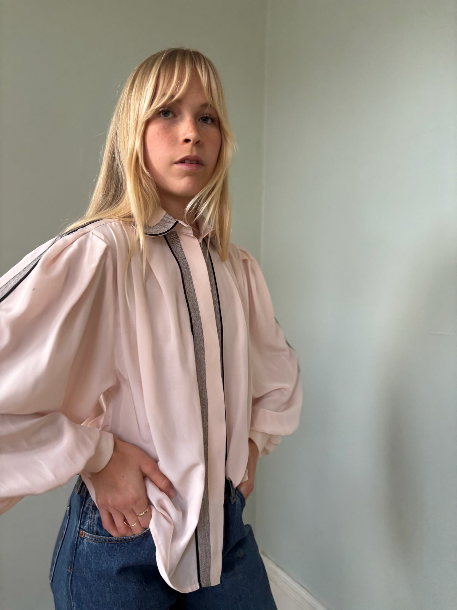 Vintage Albert de Cilhac PARIS blouse
