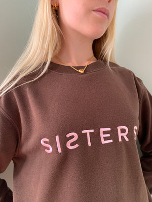 SISTERS embroidered sweatshirt small/medium S0204