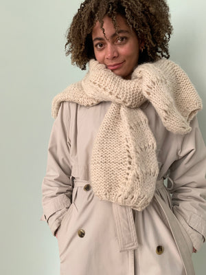Vintage trench coat with eyelet details