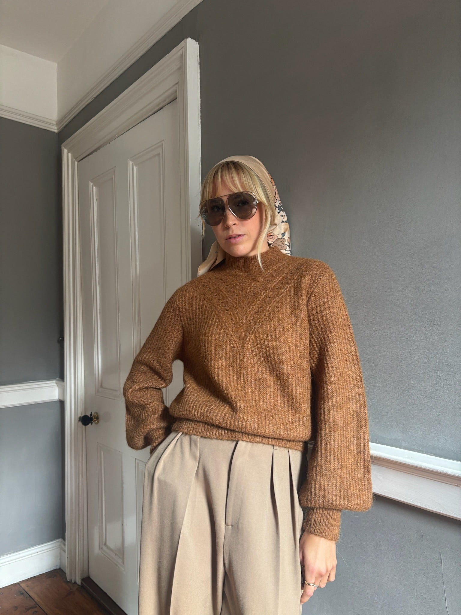 Pre-loved mohair mix knit