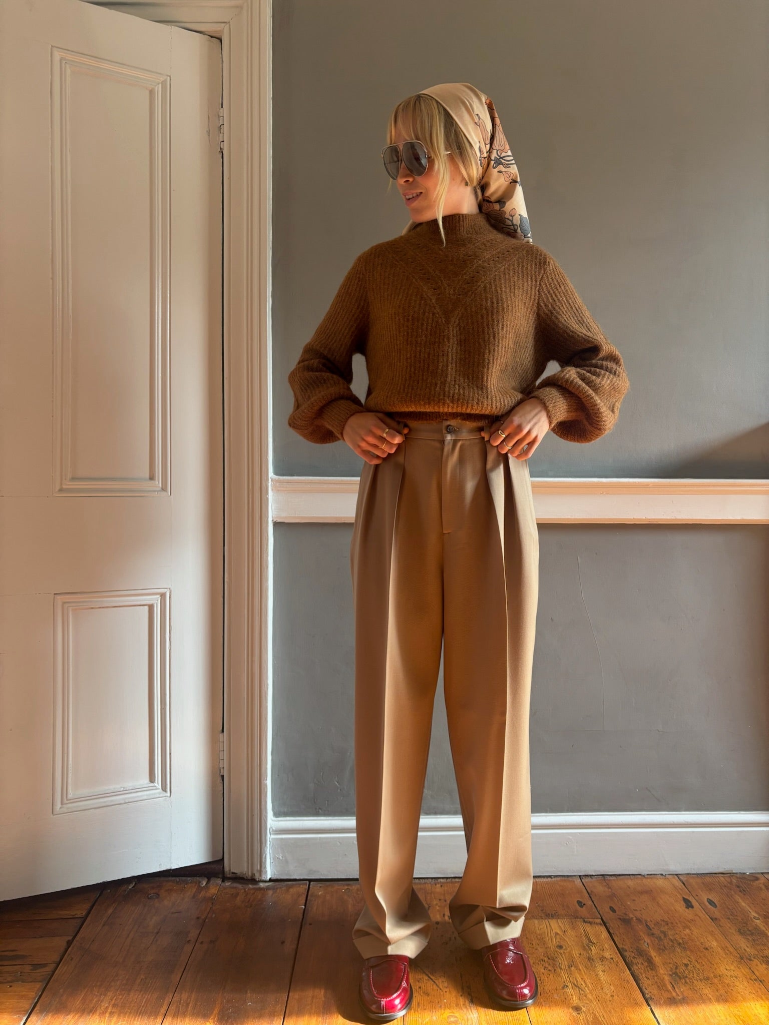 Pre-loved mohair mix knit