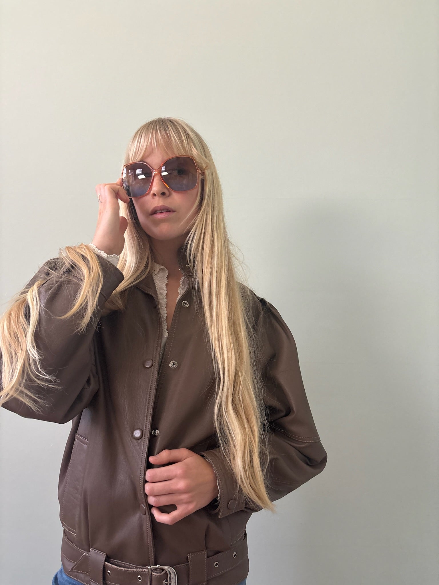 Vintage leather jacket