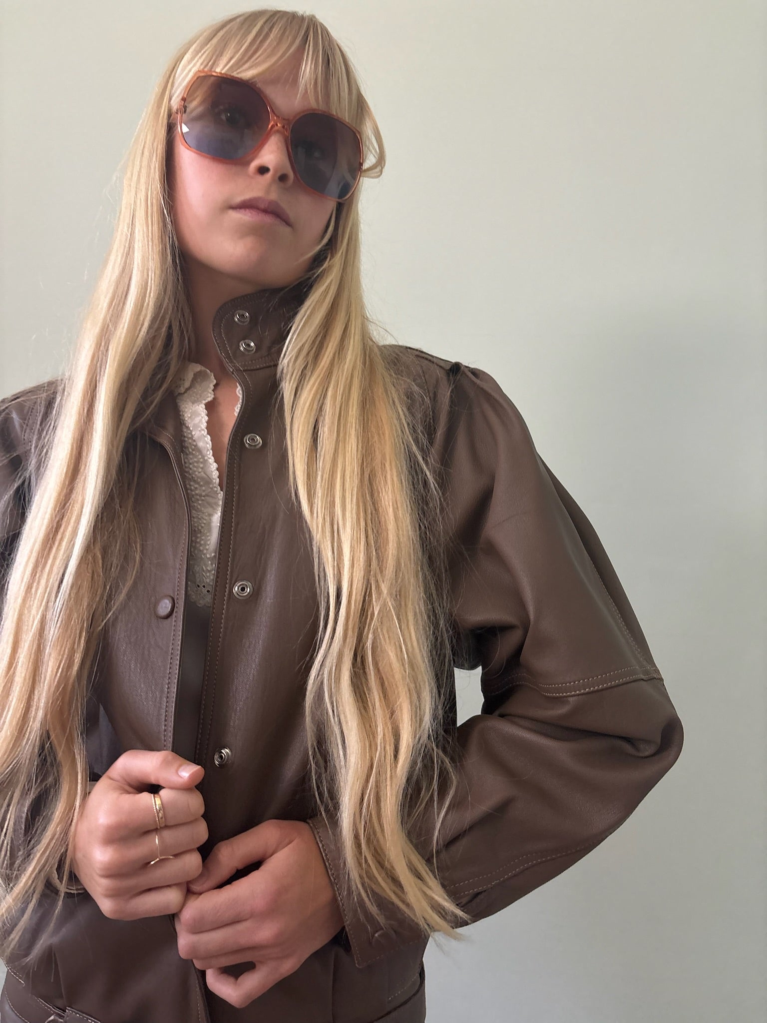 Vintage leather jacket