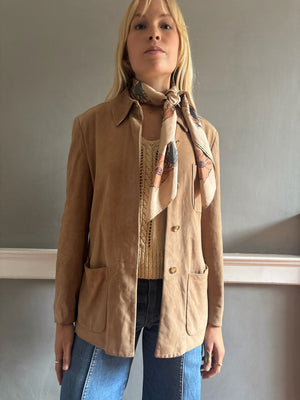 Vintage Maxmara soft suede jacket