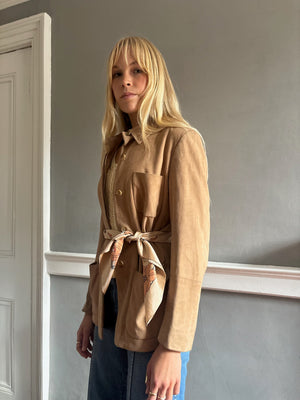 Vintage Maxmara soft suede jacket