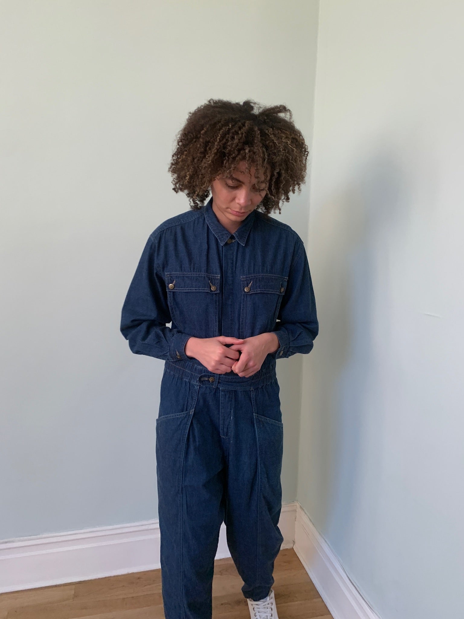 Vintage 90s Liz wear boiler-suit
