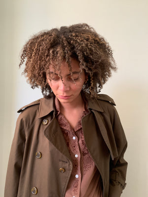 Vintage Burberry short trench coat