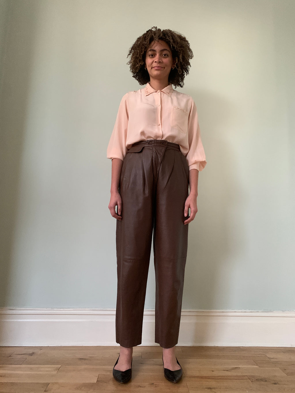 Vintage Louis London leather trousers