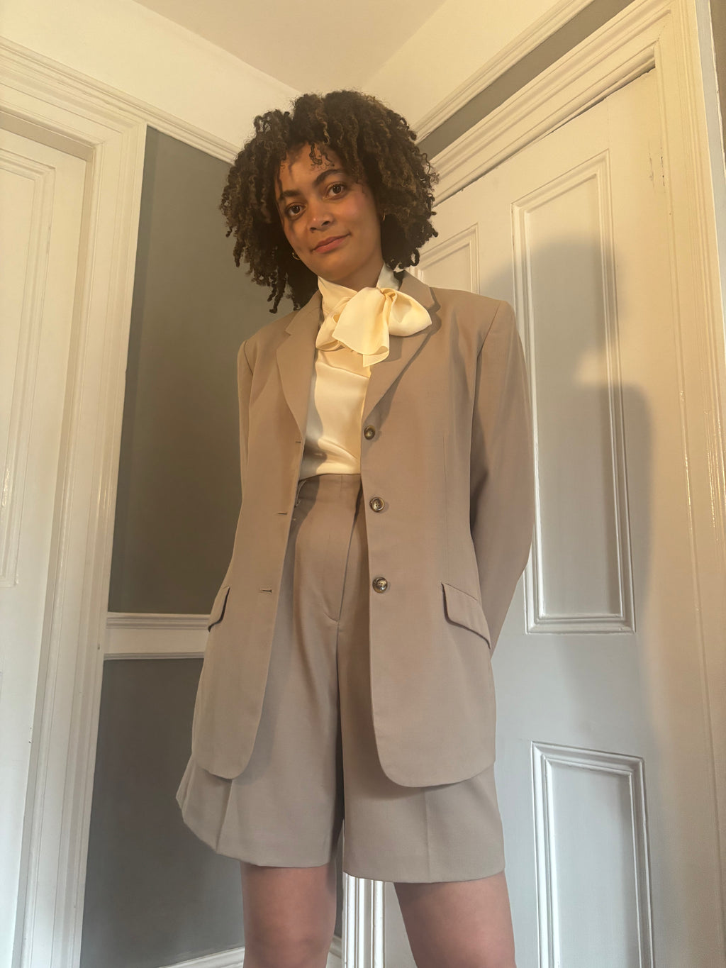 Vintage Liz Claiborne wool shorts suit