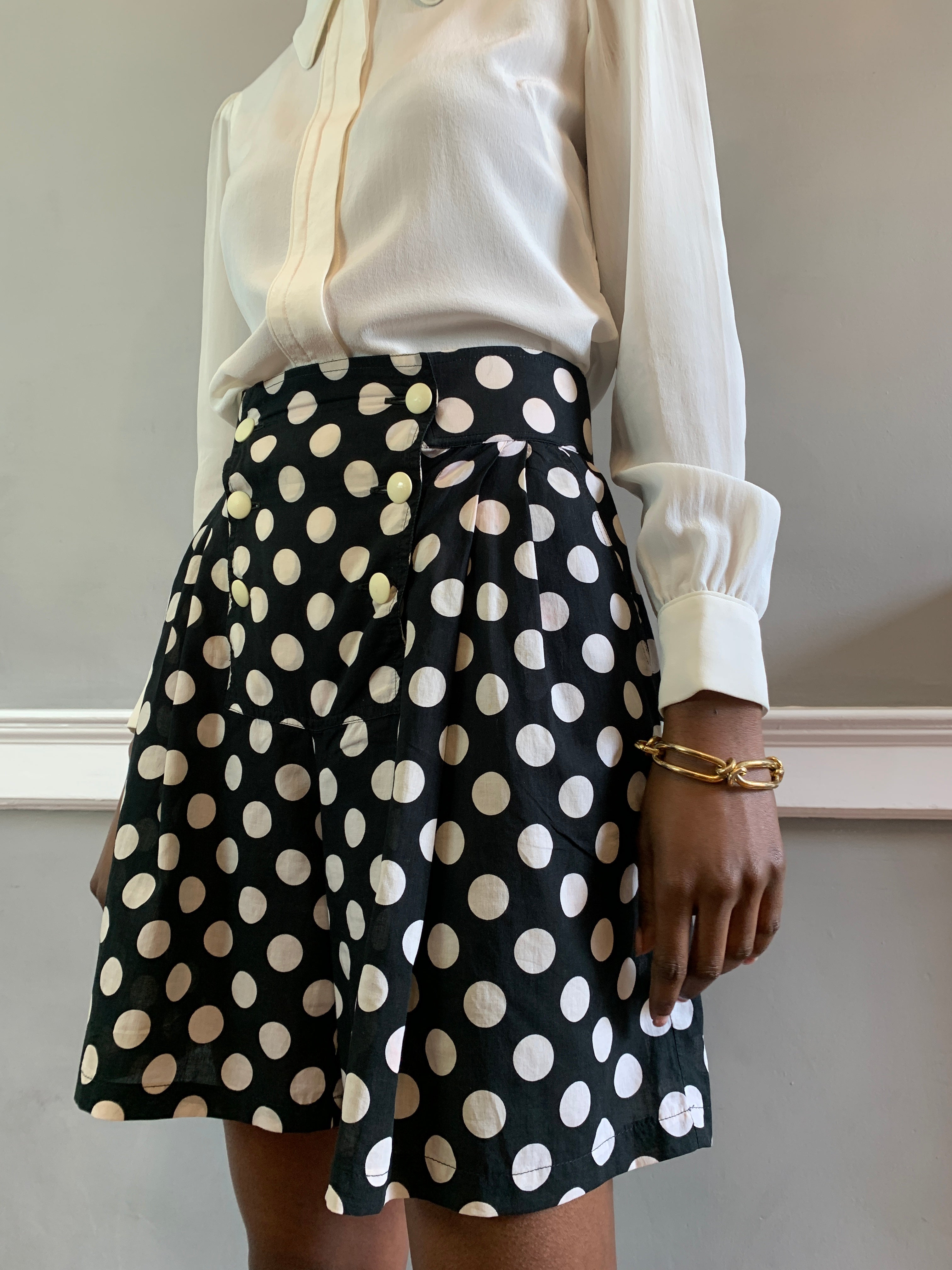 Vintage Christian Dior polka dot shorts
