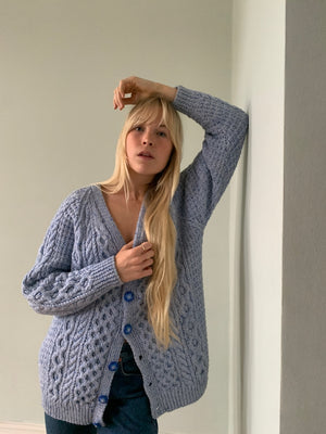 Vintage Aran knitted cardigan