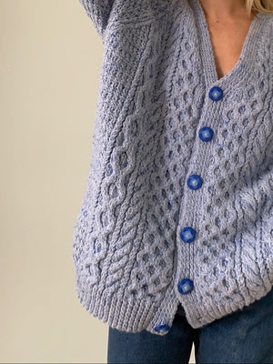 Vintage Aran knitted cardigan