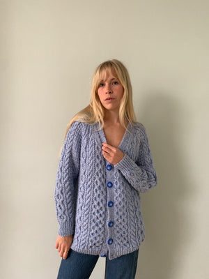 Vintage Aran knitted cardigan