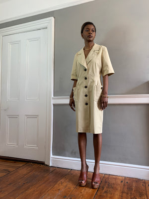 Vintage Yves Saint Laurent utility dress