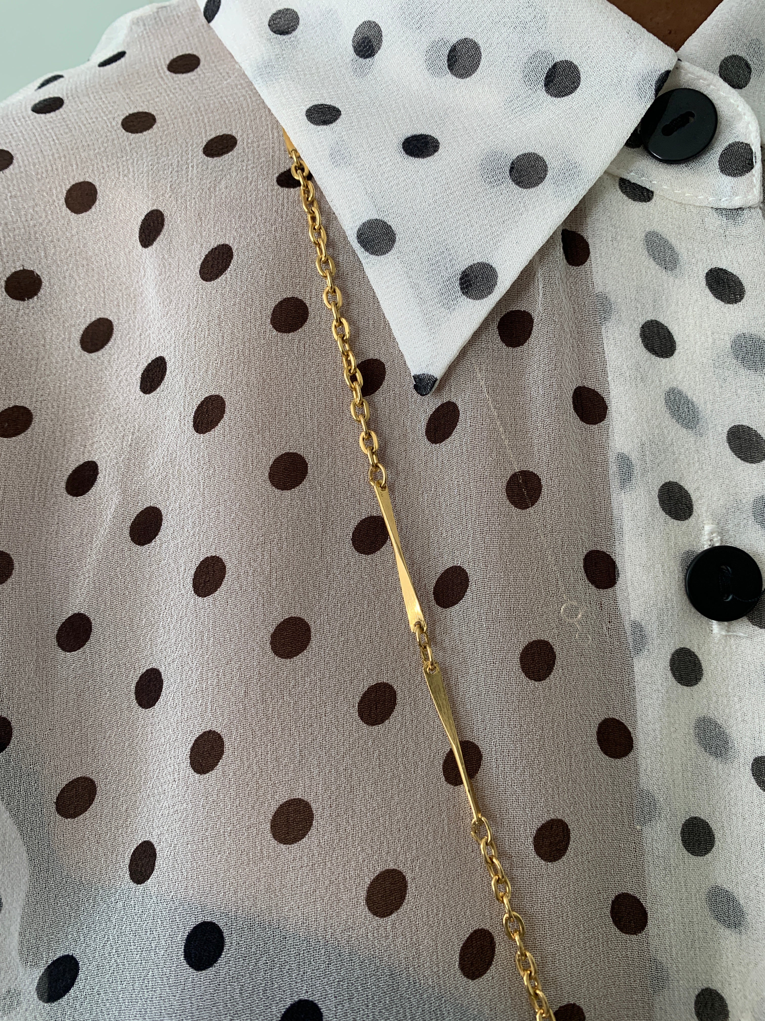 Vintage long chain necklace VSxR 18