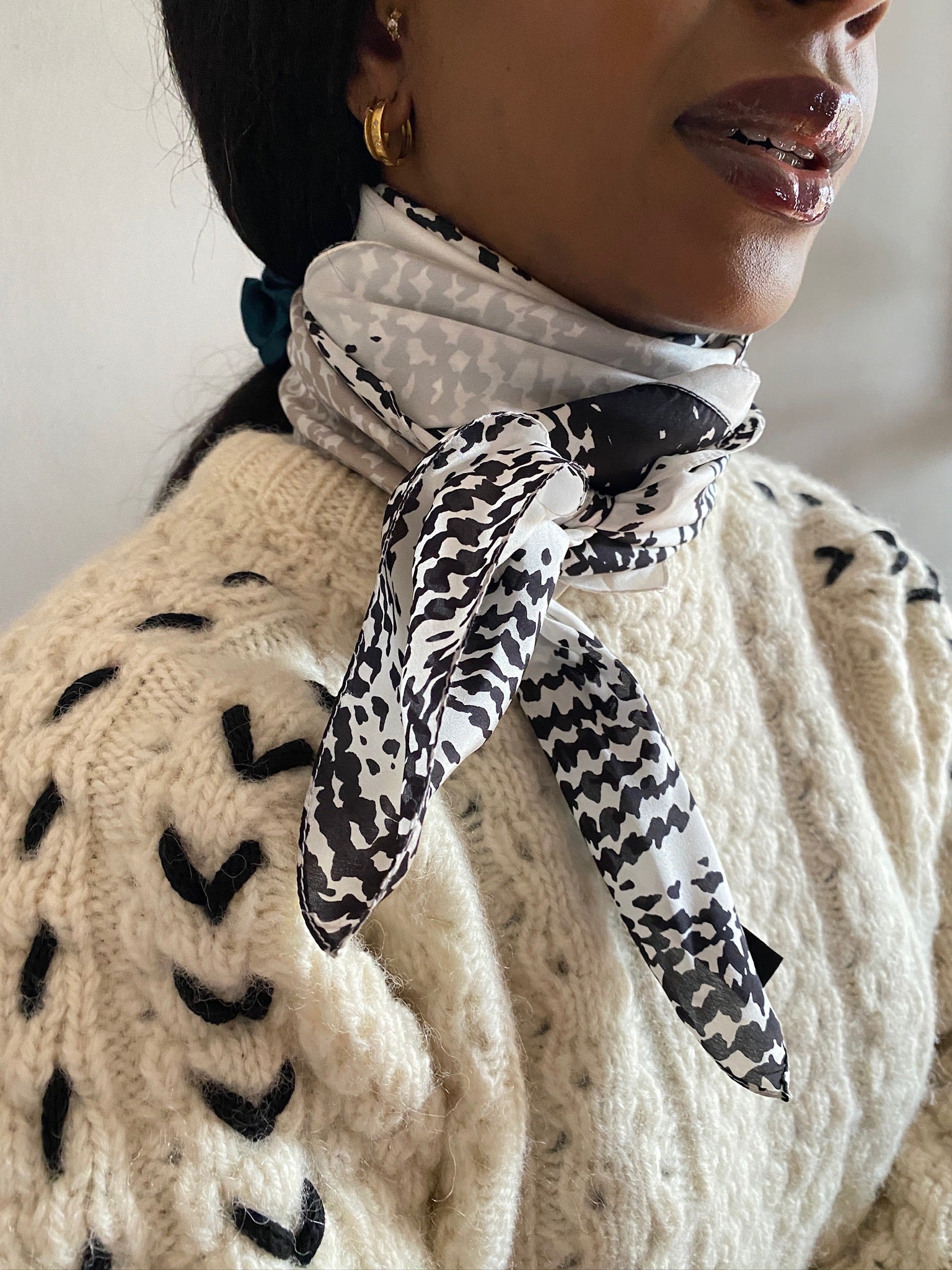 Limited edition hand cord work aran jumper 6