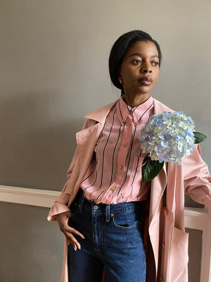 Vintage soft trench style coat