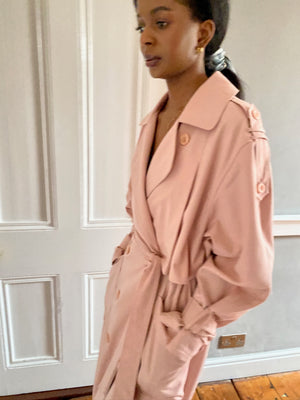 Vintage soft trench style coat