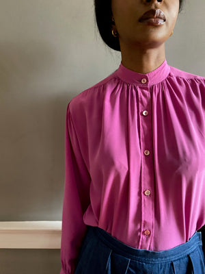 Vintage Yves Saint Laurent silk blouse