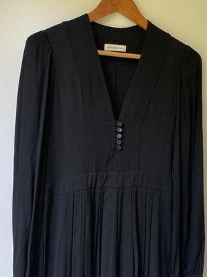 Isabel Marant crepe dress in black UK 8