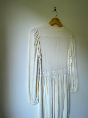 Isabel Marant crepe dress in ivory UK 8