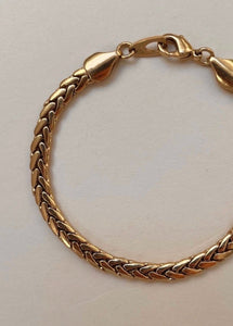 Flattened Wheat Chain Bracelet VSxR 47