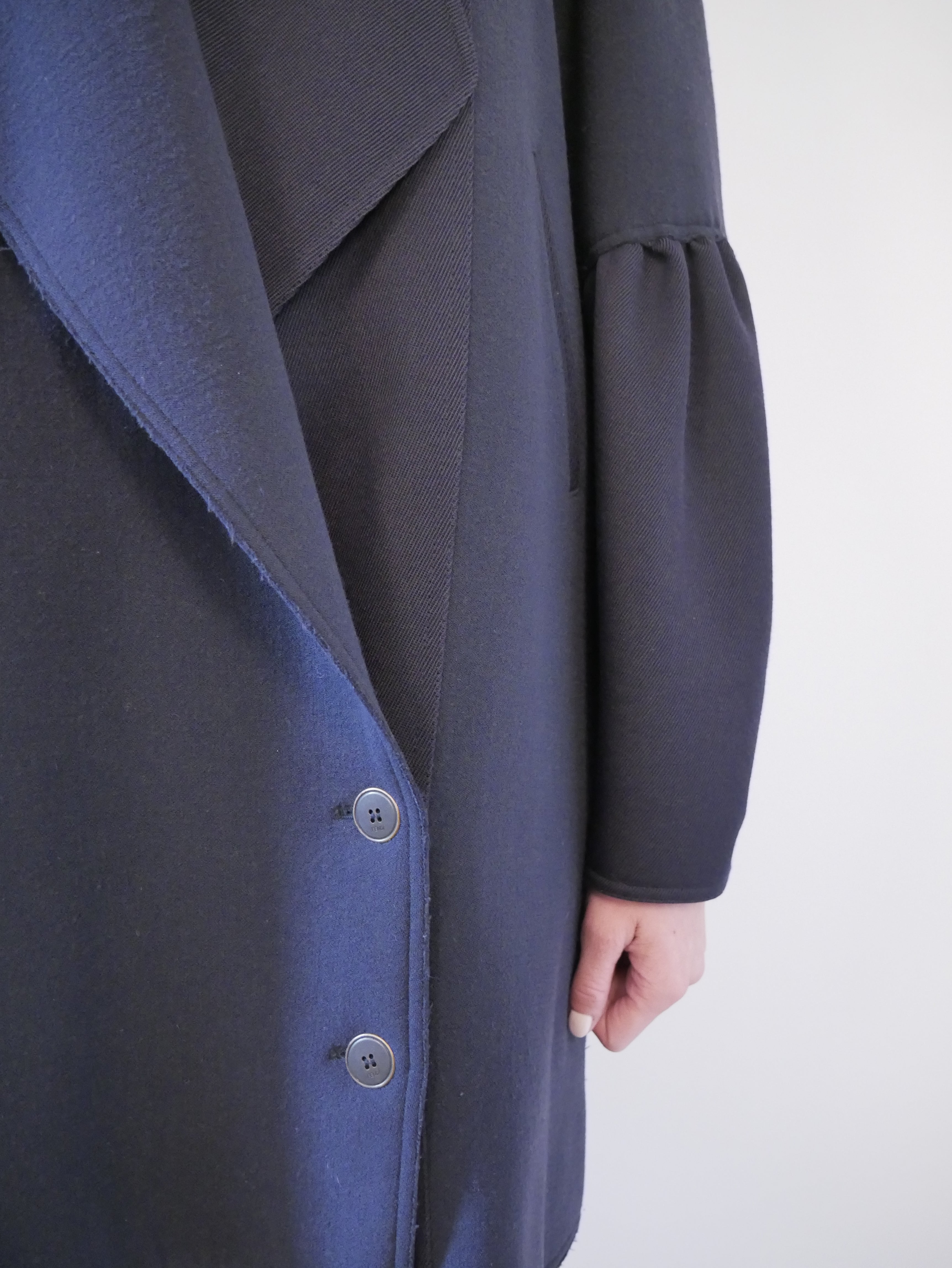Fendi pre-loved over sized coat
