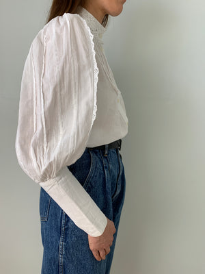 Laura Ashley 1970's Edwardian Style blouse
