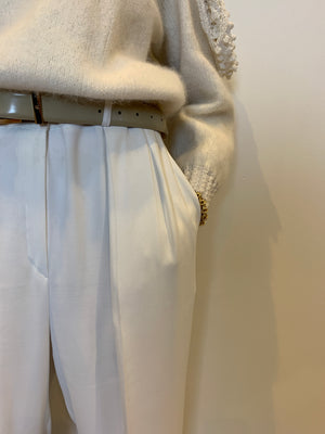 Vintage Yves Saint Laurent pleat front trousers