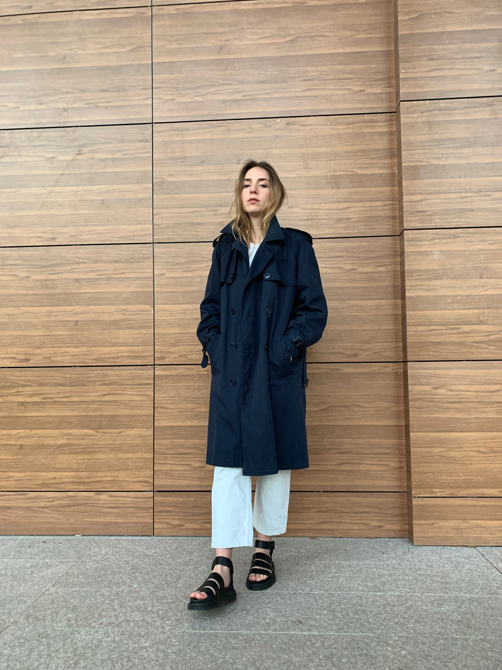 Yves Saint Laurent 1980's trench coat