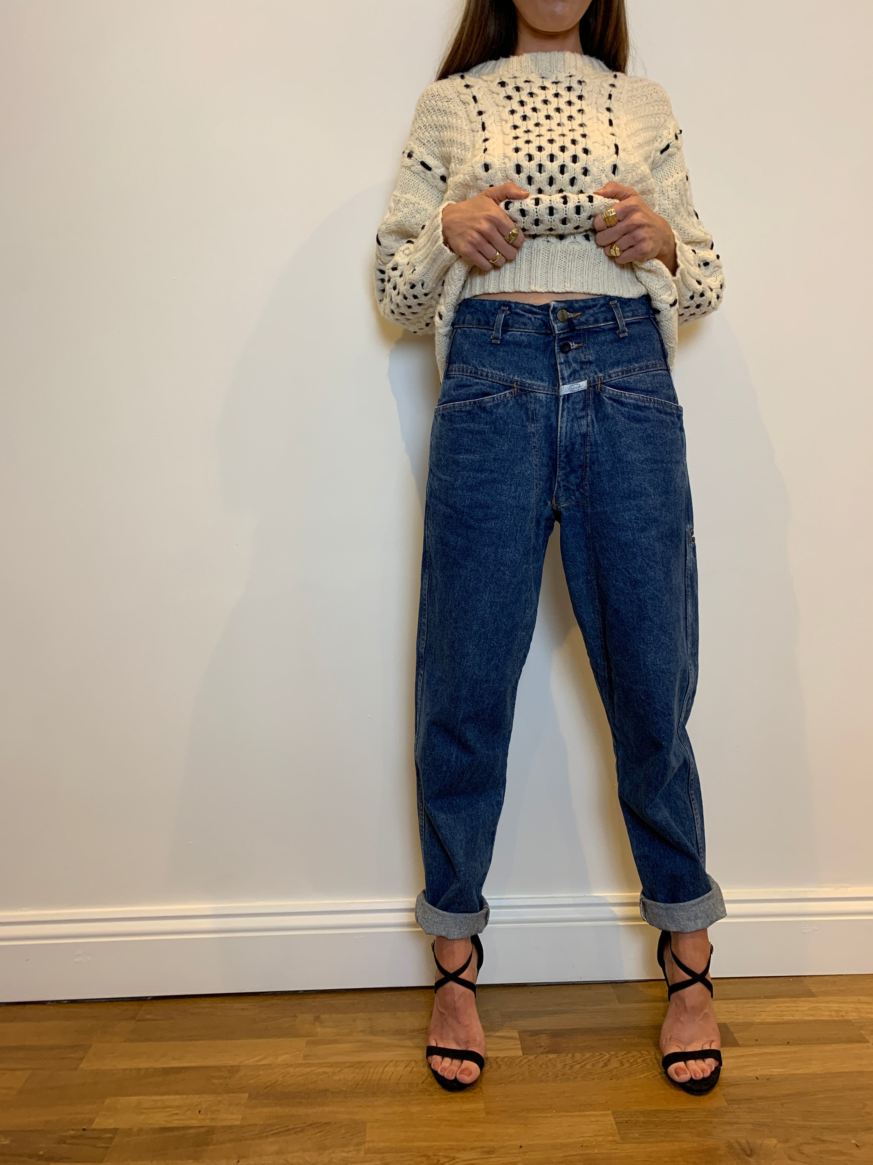 Closed 1990s vintage high waisted baggy jeans