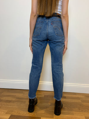 Vintage washed Levi jeans slim fit