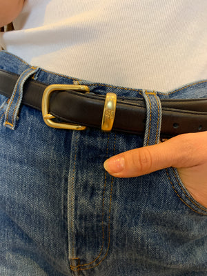 Vintage CK leather belt
