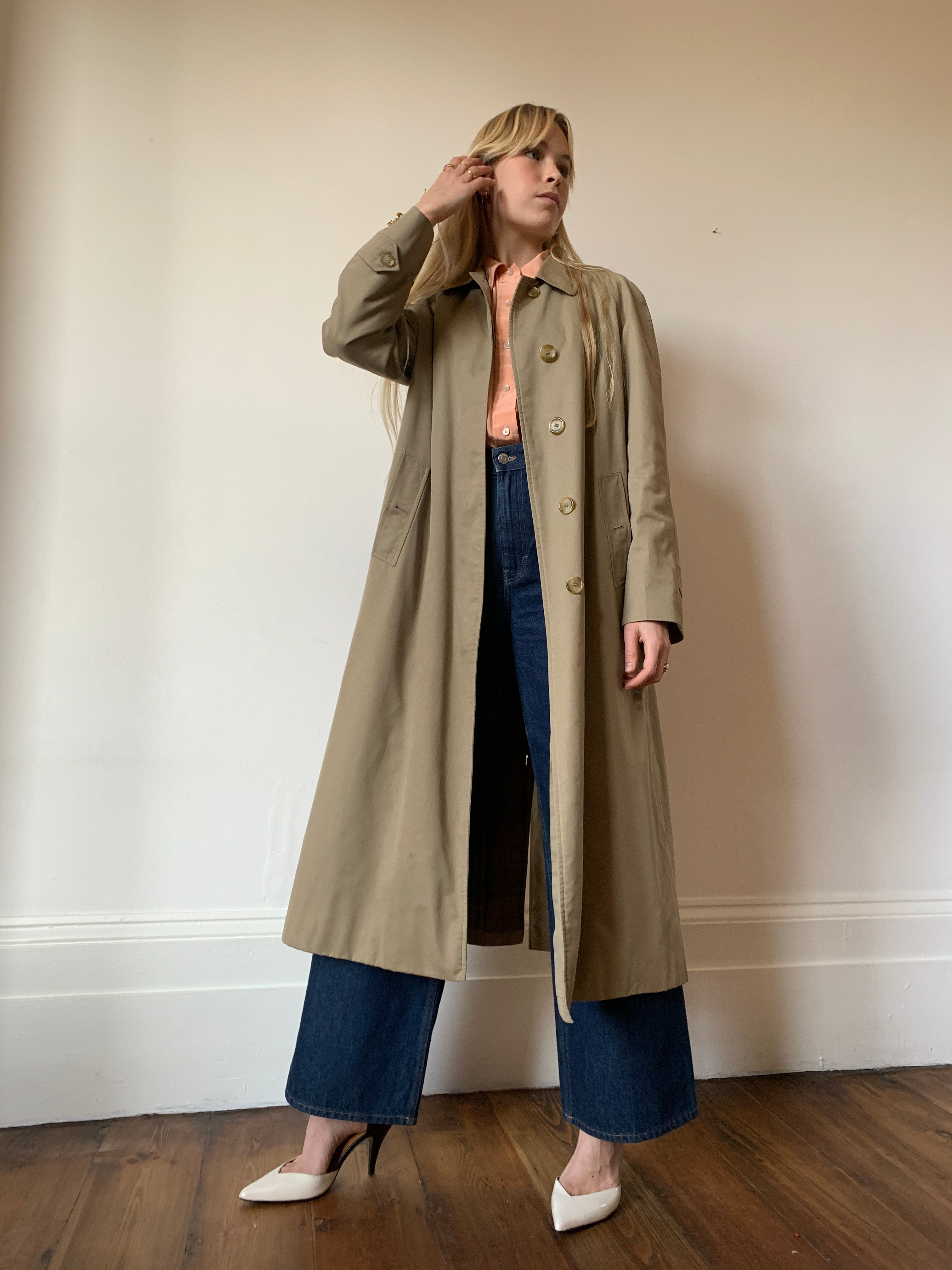 Vintage 70s silk Yves Saint Laurent blouse