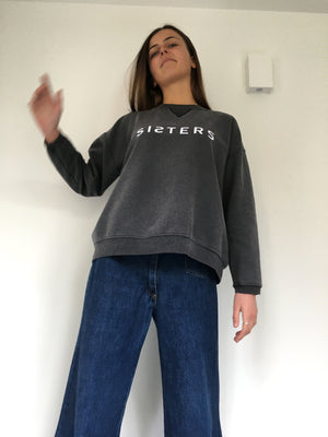 SISTERS embroidered sweatshirt SS113
