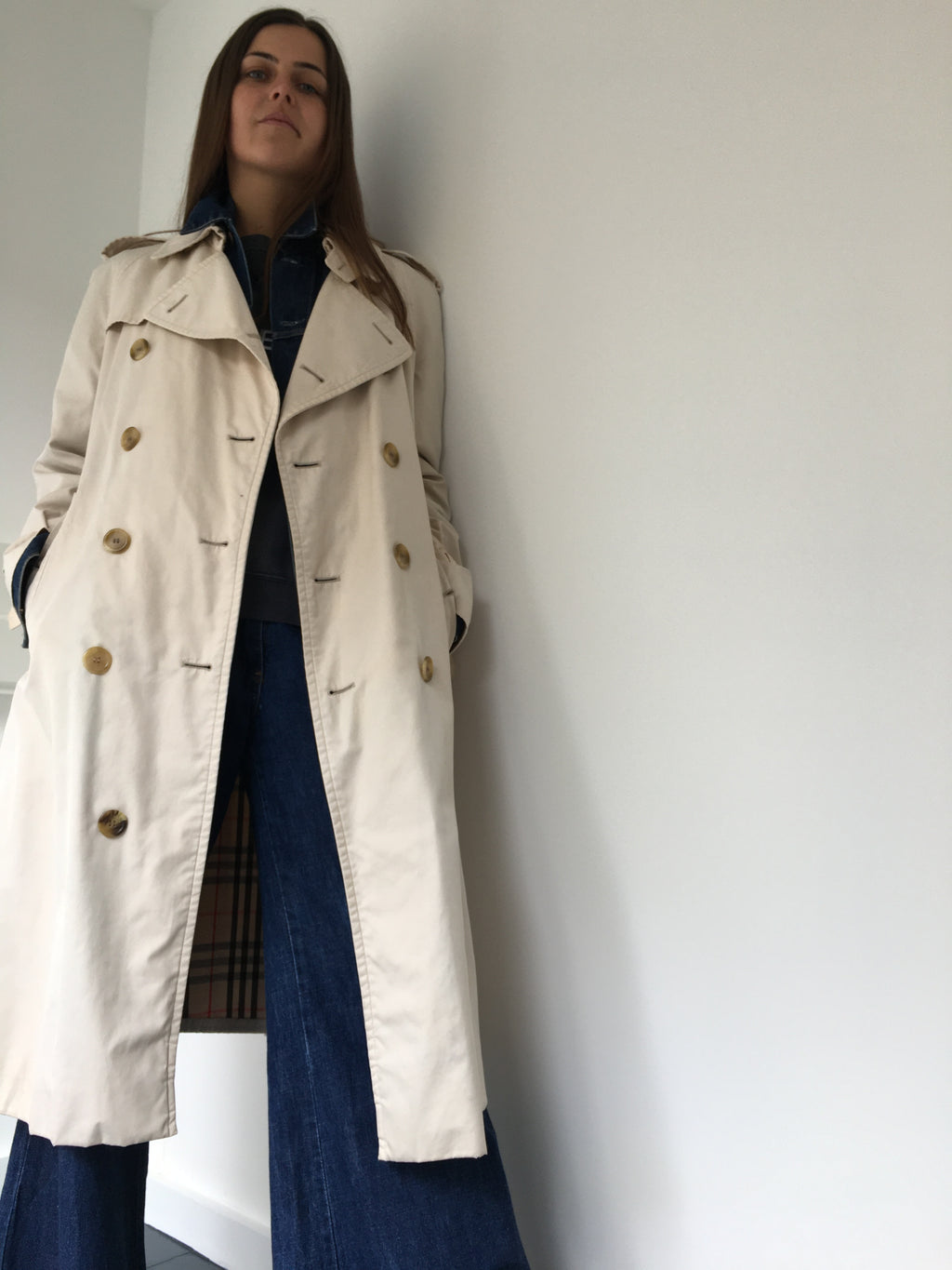 Rare Burberrys 1970s Womens Trench Coat