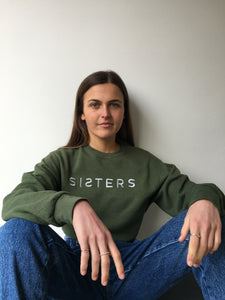 SISTERS embroidered sweatshirt XS/small S7