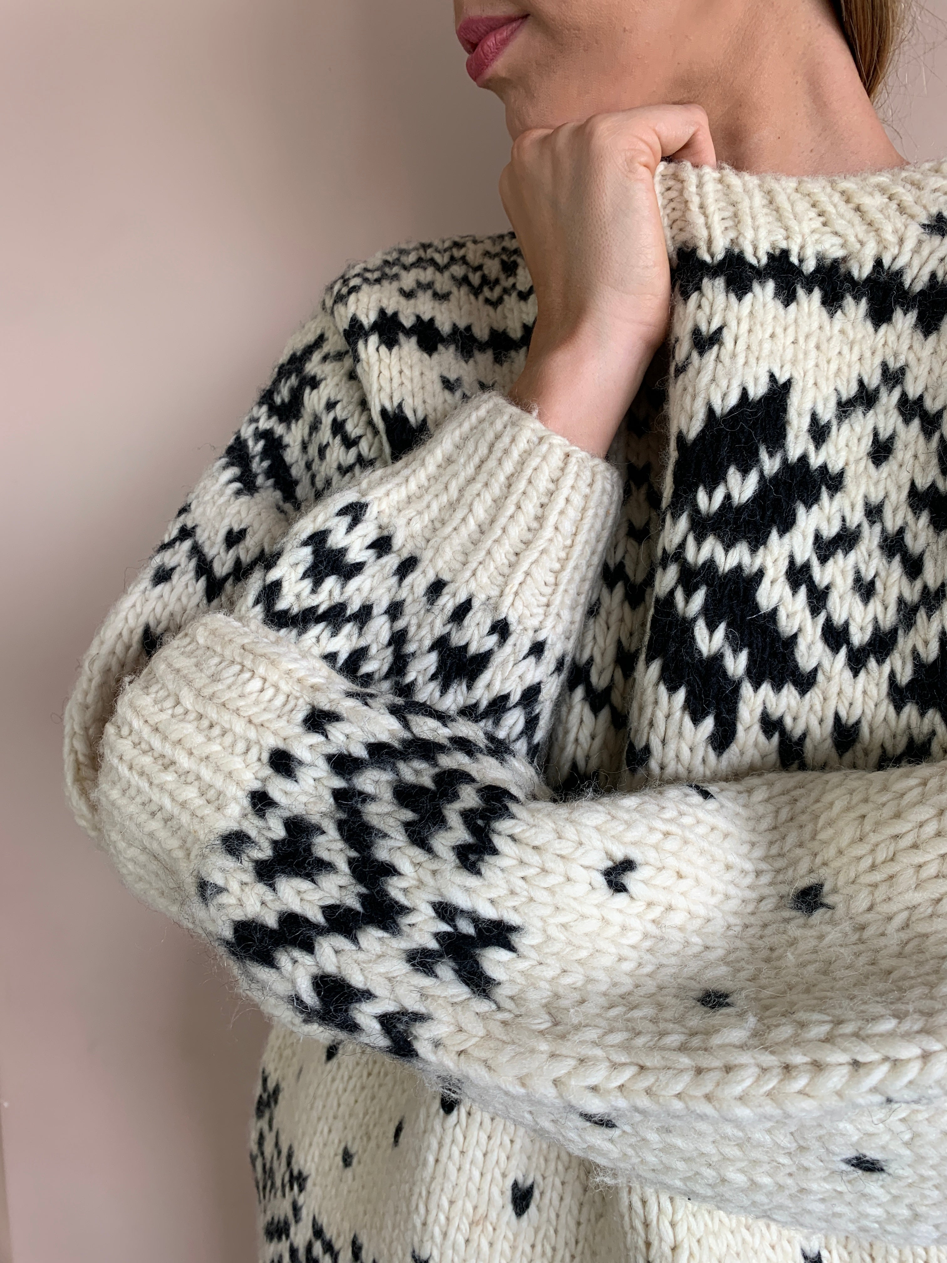 Vintage fairisle chunky knit jumper