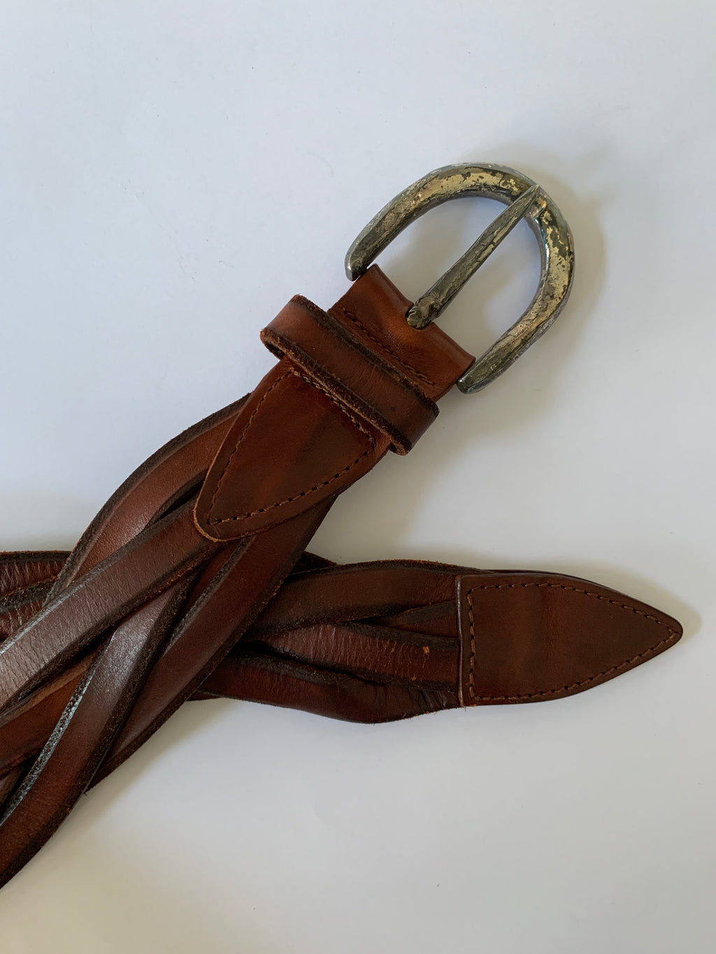 Vintage Banana Republic plaited belt W26" - W30"
