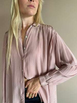 Beautiful Vintage CACHÉ seventies style silk blouse